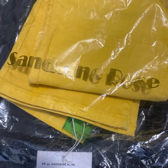 Free People Sandrine Rose Yellow Size 24 - Picture 7 of 10